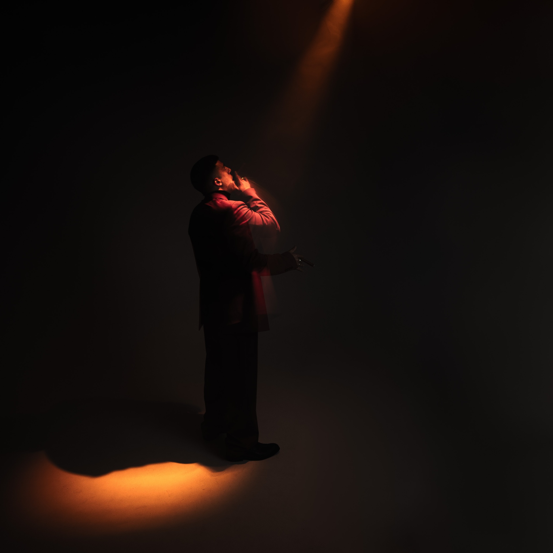 Dramatisk portrett med spotlight